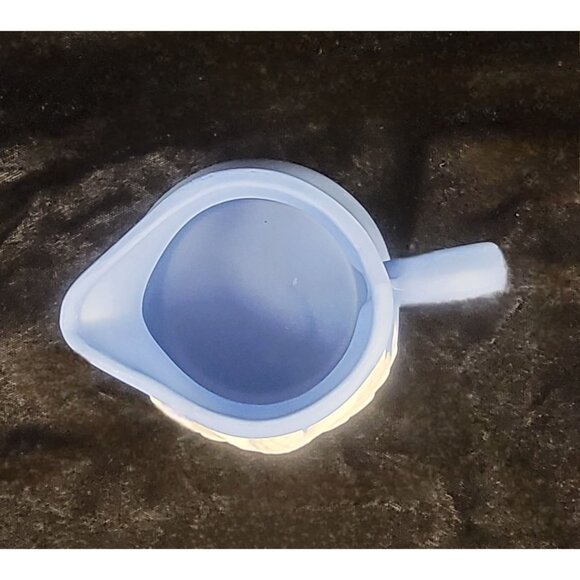Vintage Powder Blue Wedgwood Jasperware Creamer Pitcher - Picture 7 of 15